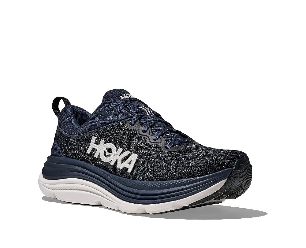 Hoka Varsity Navy/White Gaviota 5 Men's Wide Width Running Shoes 1134234-VYN