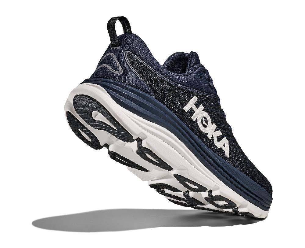 Hoka Varsity Navy/White Gaviota 5 Men's Wide Width Running Shoes 1134234-VYN