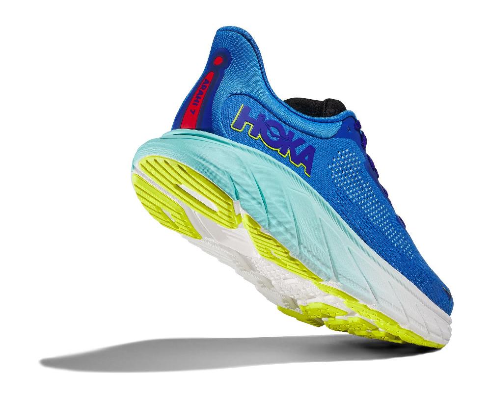 Hoka Virtual Blue/Cerise Arahi 7 Men's Running Shoes 1147850-VRTL