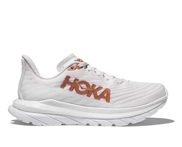 Hoka White/Copper Mach 5 Men's Running Shoes 1127893-WCPP