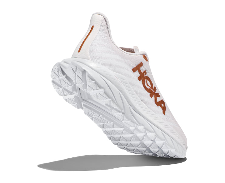 Hoka White/Copper Mach 5 Women's Race Shoes 1127894-WCPP