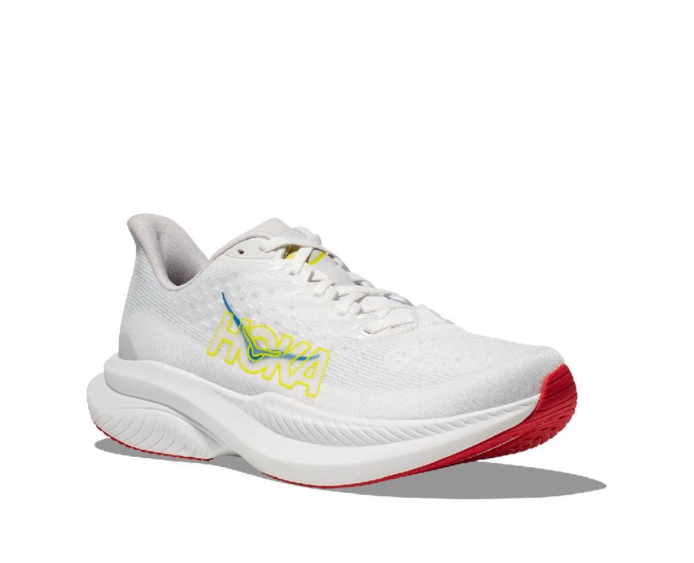 Hoka White/Nimbus Mach 6 Men's Running Shoes 1147790-WNCL