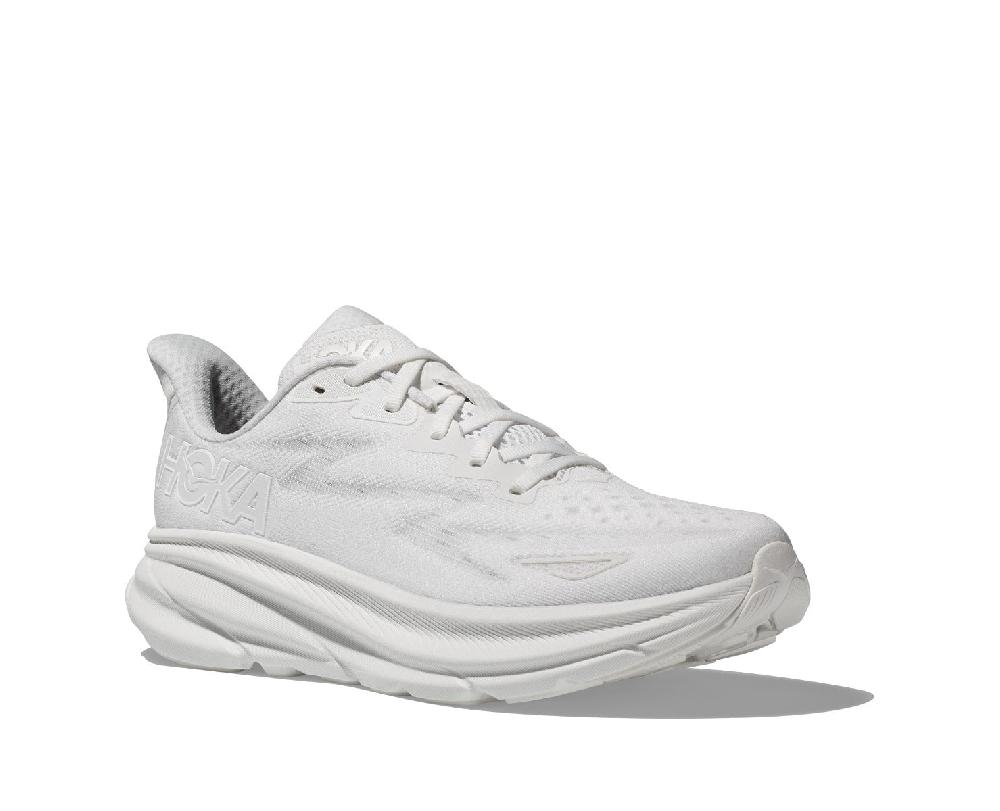 Hoka White/White Clifton 9 Men's Running Shoes 1127895-WWH