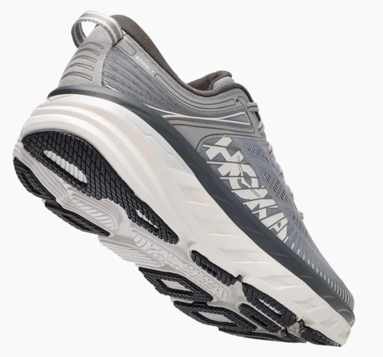 Hoka Wild Dove/Dark Shadow Bondi 7 Mens Road Running Shoes 1110518-303WDDS