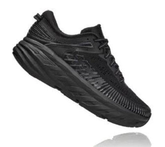 Hoka Women's Black/Black Bondi 7 Running Shoe 1110519/31BBLC