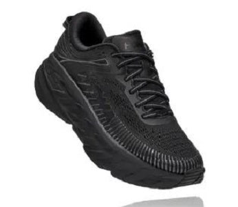 Hoka Women's Black/Black Bondi 7 Running Shoe 1110519/31BBLC