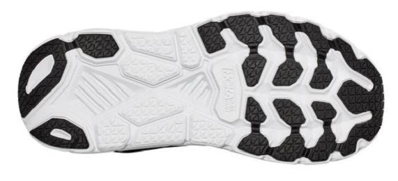 HOKA Women's Black/White Clifton 7 Comfort Running Shoe 1110509/35-BWHT