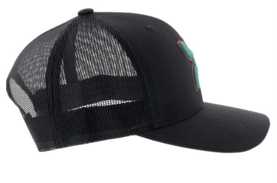 Hooey Black/Black Sterling Trucker Cap 2006T-BKGY