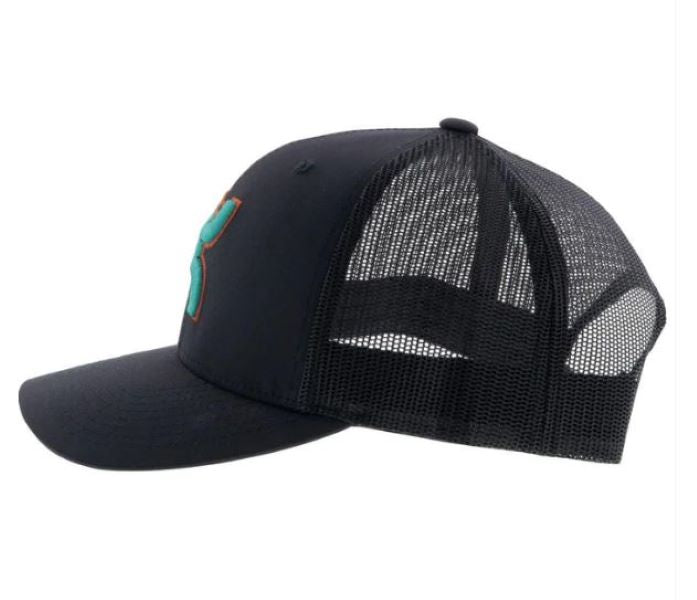 Hooey Black/Black Sterling Trucker Cap 2006T-BKGY