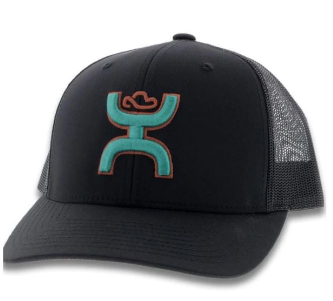Hooey Black/Black Sterling Trucker Cap 2006T-BKGY