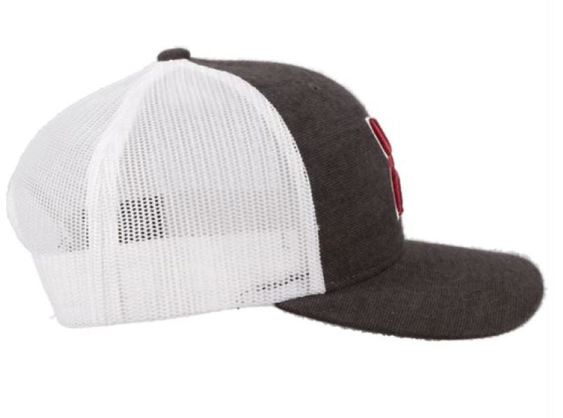 Hooey Black White And Red Sterling Logo Mens Cap 2106T-BKWH