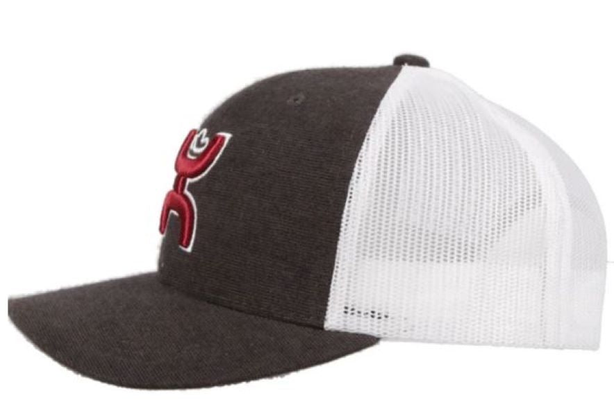Hooey Black White And Red Sterling Logo Mens Cap 2106T-BKWH