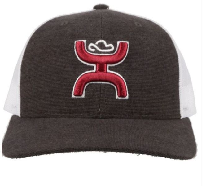 Hooey Black White and Red Sterling Logo Mens Cap 2106T-BKWH