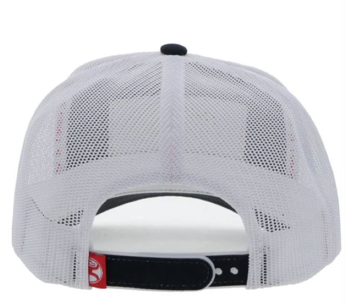 Hooey Black/White With Red And Yellow Rank Stock Hat 2361T-BKWH