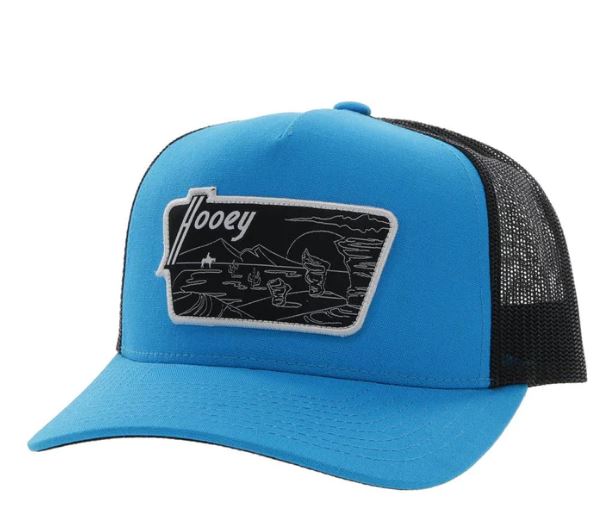 Hooey Blue/Black Davis Snapback Hat 2241T-BLBK