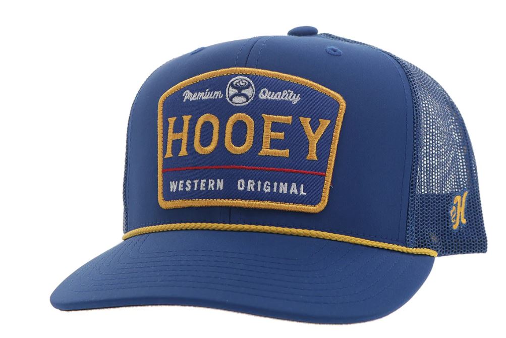 Hooey Blue/Yellow Trip Snapback Hat 2408T-BL