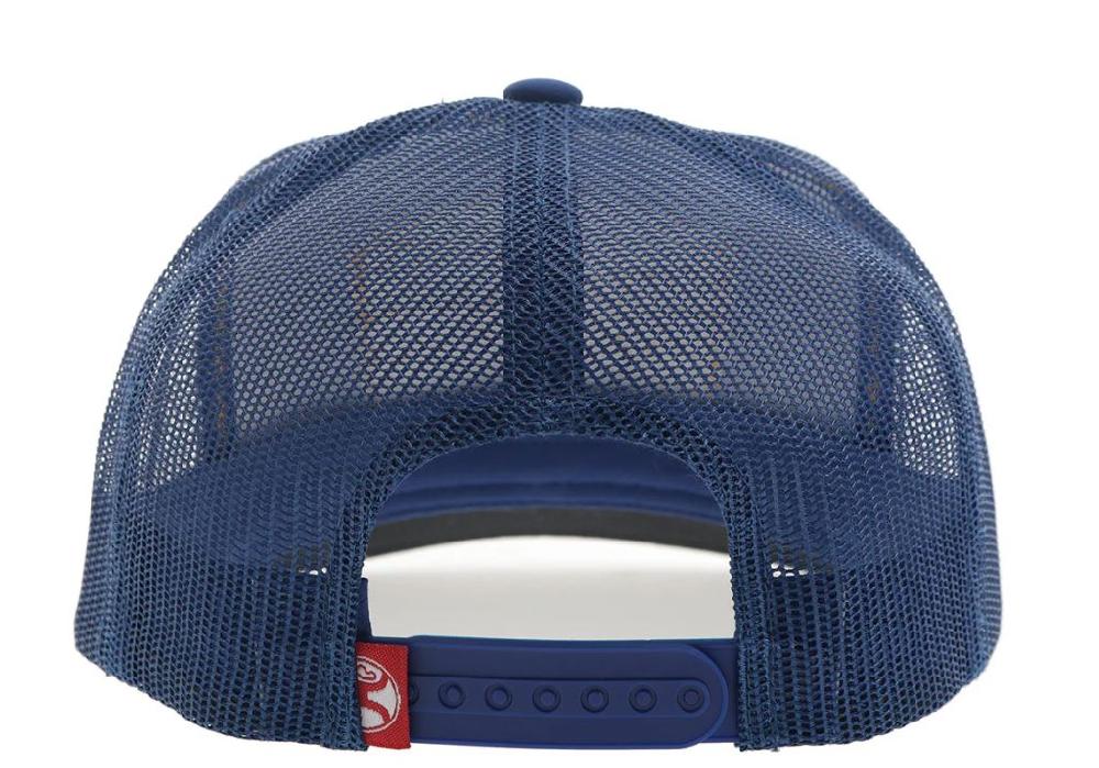 Hooey Blue/Yellow Trip Snapback Hat 2408T-BL