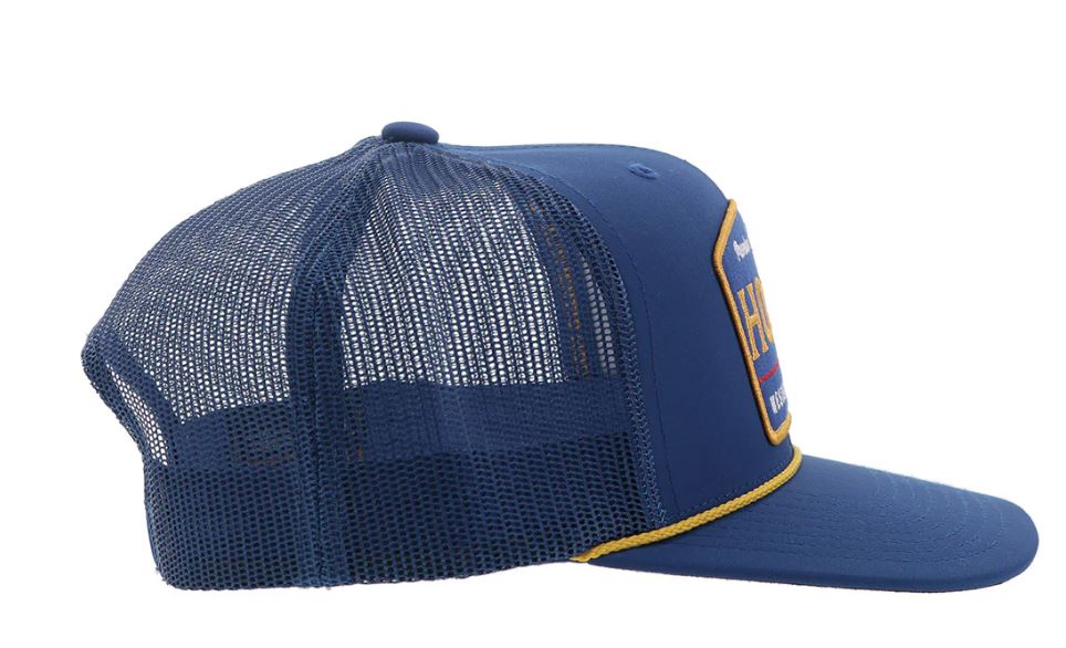 Hooey Blue/Yellow Trip Snapback Hat 2408T-BL