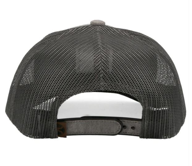 Hooey Bronx Grey And Charcoal Trucker Patch Hat 2103T-GYCH