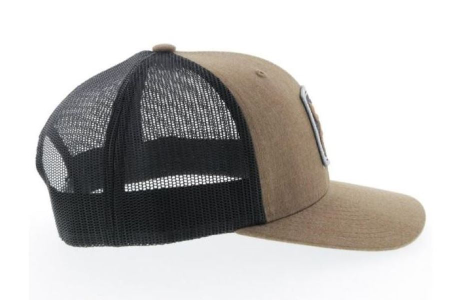 Hooey Brown And Black Zenith Snapback Mens Trucker Cap 2024T-BRBK