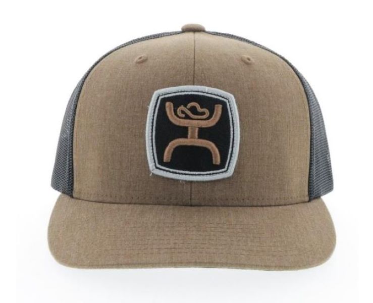 Hooey Brown and Black Zenith Snapback Mens Trucker Cap 2024T-BRBK
