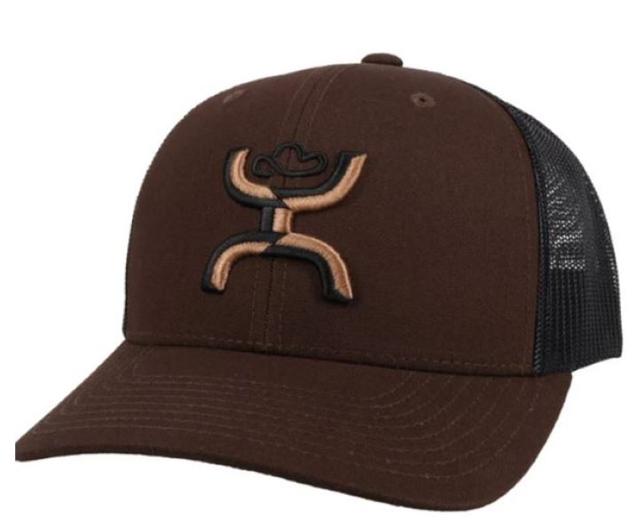 Hooey Brown Black And Copper Sterling Logo Cap 2106T-BRBK