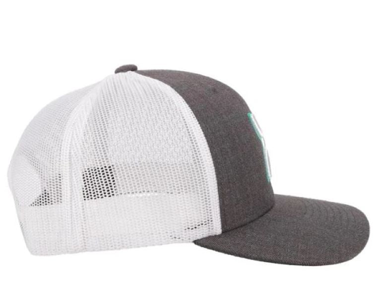 Hooey Charcoal/White Sterling Mens Trucker Cap 2005T-CHWH