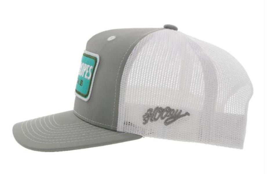 Hooey Grey/White CR083 Youth Cactus Ropes Hat CR083-Y