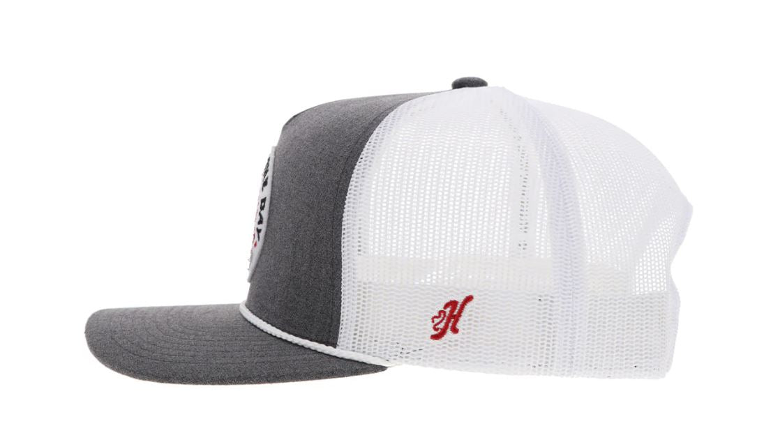 Hooey Grey/White 'John Wayne' That'll Be The Day Hat 2365T-GYWH