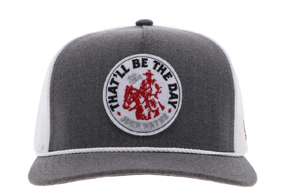 Hooey Grey/White 'John Wayne' That'll Be The Day Hat 2365T-GYWH