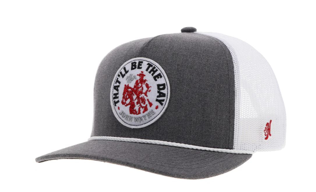 Hooey Grey/White 'John Wayne' That'll Be The Day Hat 2365T-GYWH