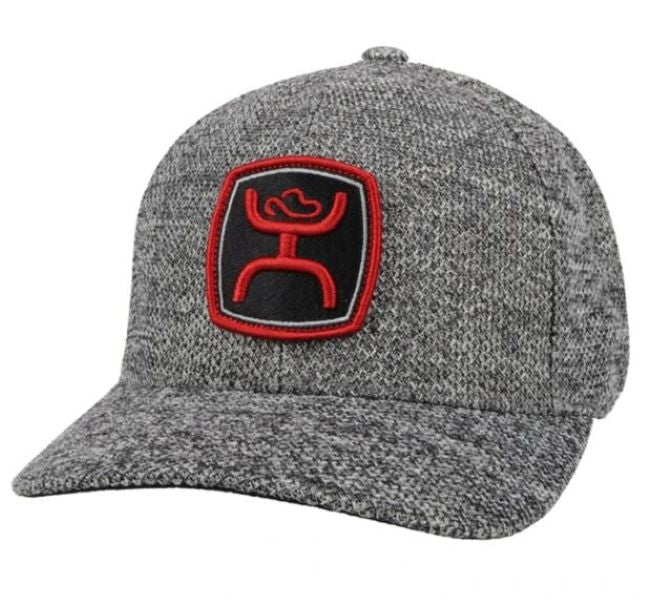 Hooey Grey Zenith Flexfit Mens Cap Size S/M 2124GY-01