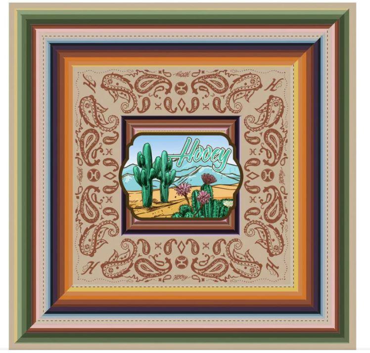 Hooey Multi-Color/Paisley/Serape Cactus Wild Rag 20-SONORA-1