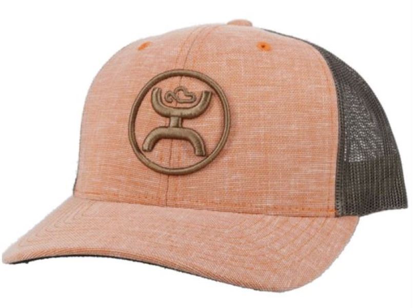 Hooey Orange And Brown O- Classic Mens Trucker Cap 2109T-ORBR