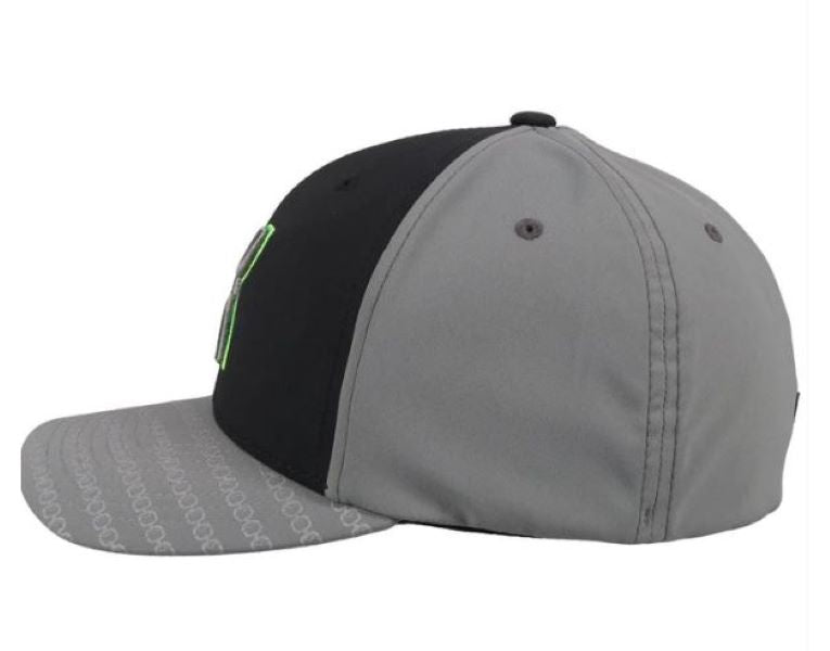 Hooey SOLO Lll Men's Size S/M Black/Grey Lime Logo Cap 2119BKGY