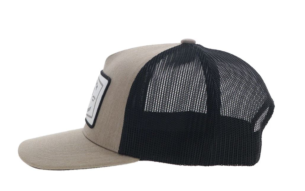 Hooey Tan/Black Rank Stock Snapback Cap 2461T-TNBK