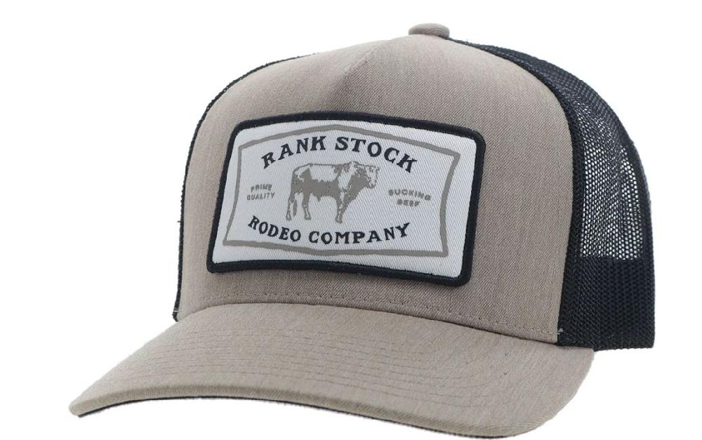 Hooey Tan/Black Rank Stock Snapback Cap 2461T-TNBK