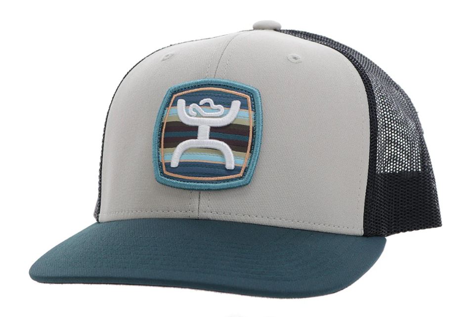 Hooey Tan/Black Zenith With Serape Patch Ball Cap 2424T