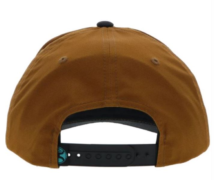 Hooey Tan Comal Hat With Blue/Black/Grey Patch 2368T-TN