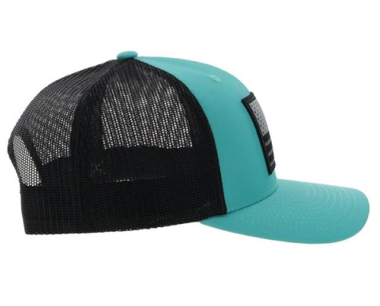 Hooey Turquoise/Black Liberty Roper Youth Hat 2210T-TQBK-Y