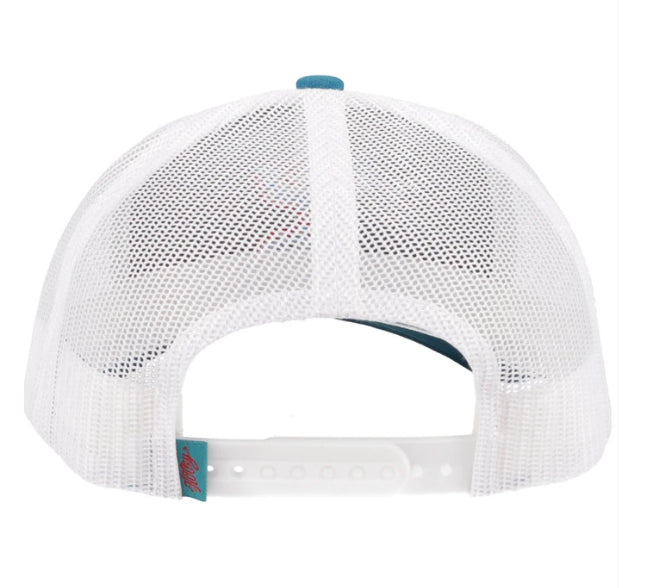 Hooey Turquoise/White Sterling Cap 2106T-TQWH