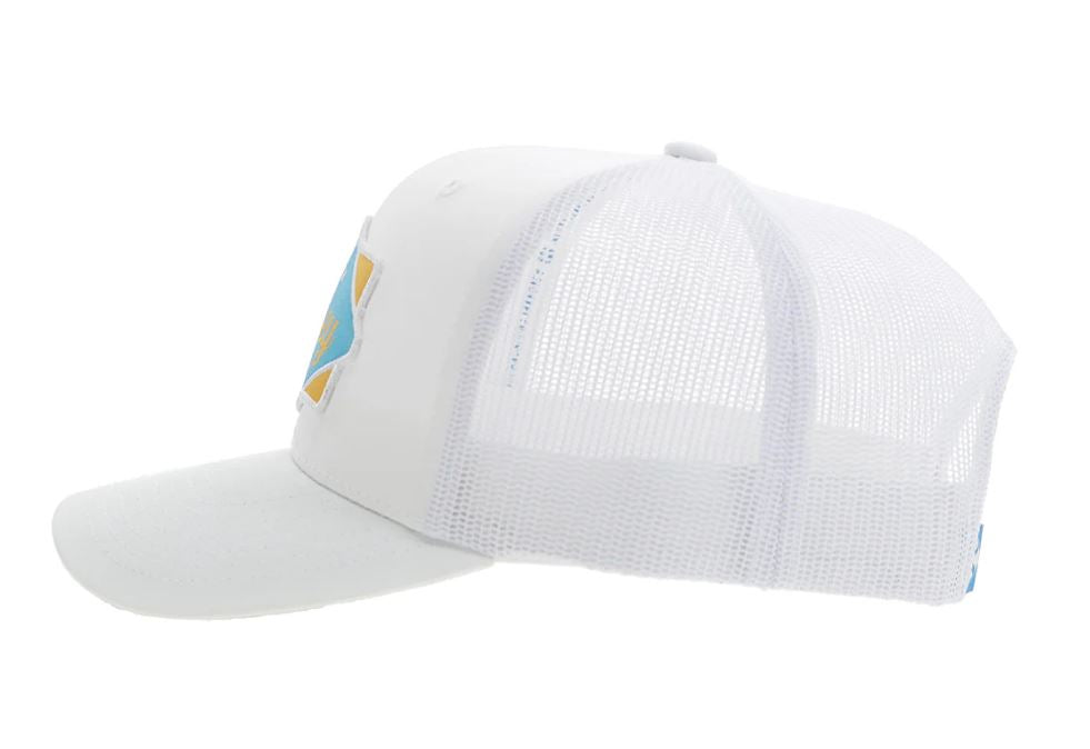 Hooey White Diamond Patch Snapback Cap 2422T-WH