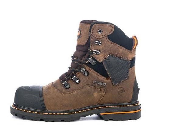 Hoss Range Men's Medium Brown Composite Toe Waterproof Work Boot 61110