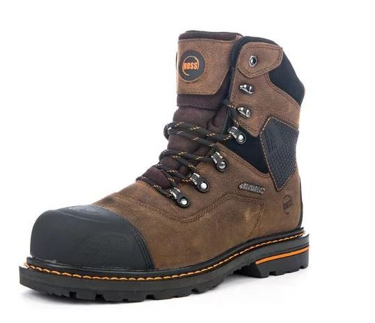 Hoss Range Men's Medium Brown Composite Toe Waterproof Work Boot 61110