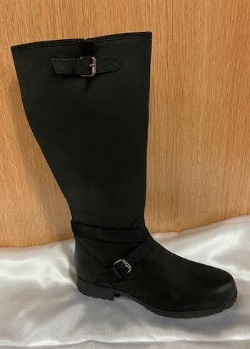 Hotter Women's Black Belle Tall Boot BELLE-BLK-WLEG