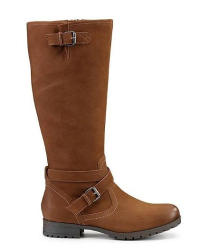 Hotter Women's Tan Belle Tall Boot BELLE-TAN-WLEG