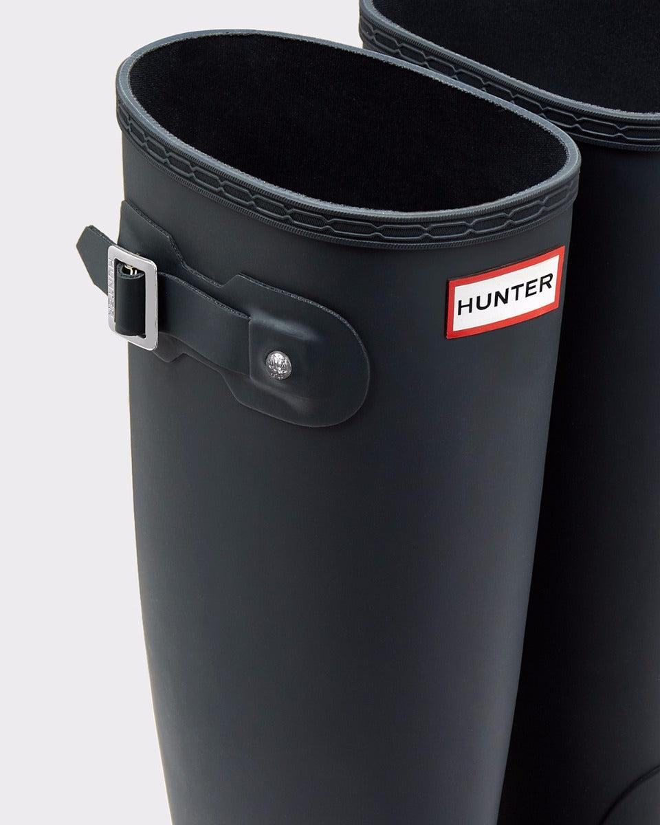 Hunter Boot Navy Womens Original Tall Matte Rain Boots WFT1000RMA