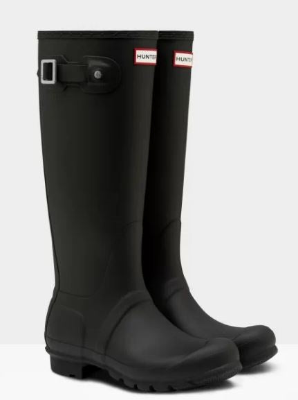 Hunter Women's Black Original Tall Rain Boots WFT1000RMA