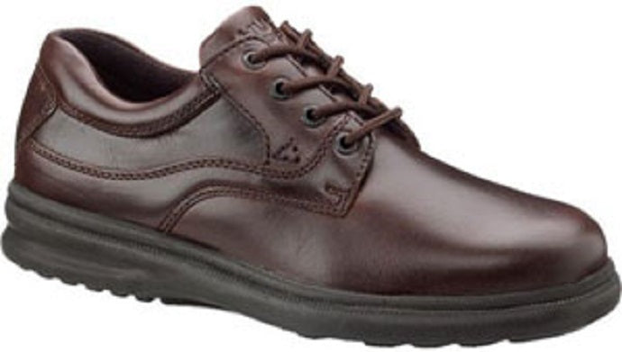 Hush Puppies Glen Brown Leather Oxford Mens Comford H19078