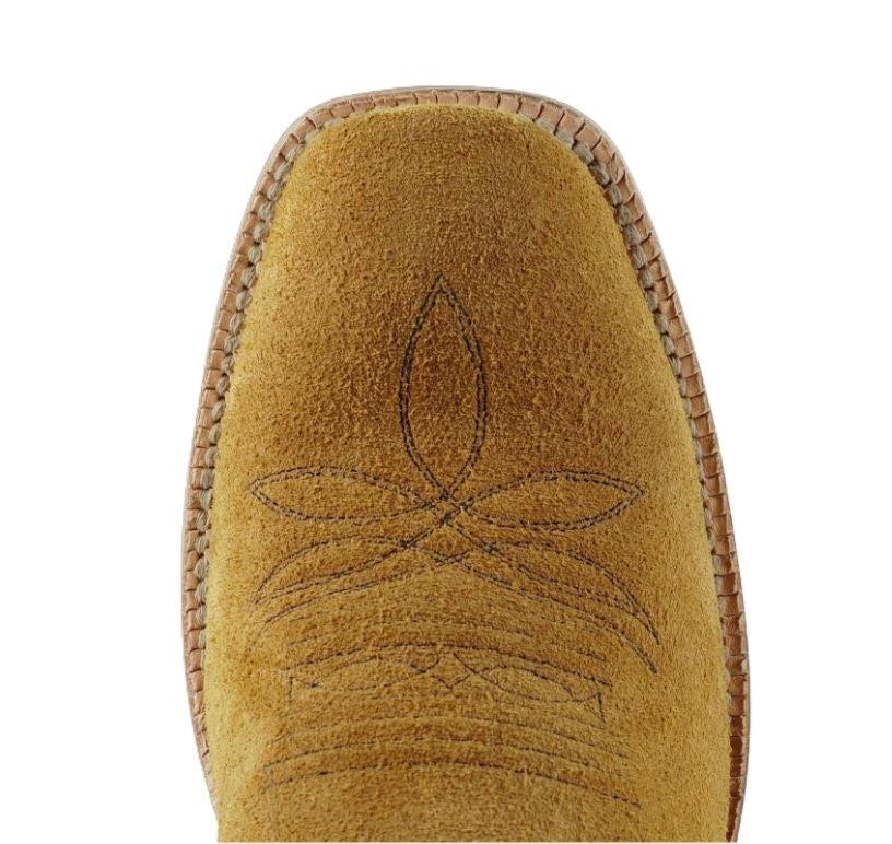 Hyer Boots Bronze/Tangerine Rose Hill 13 Inch Suede Cutter Toe Women's Boots HW42006